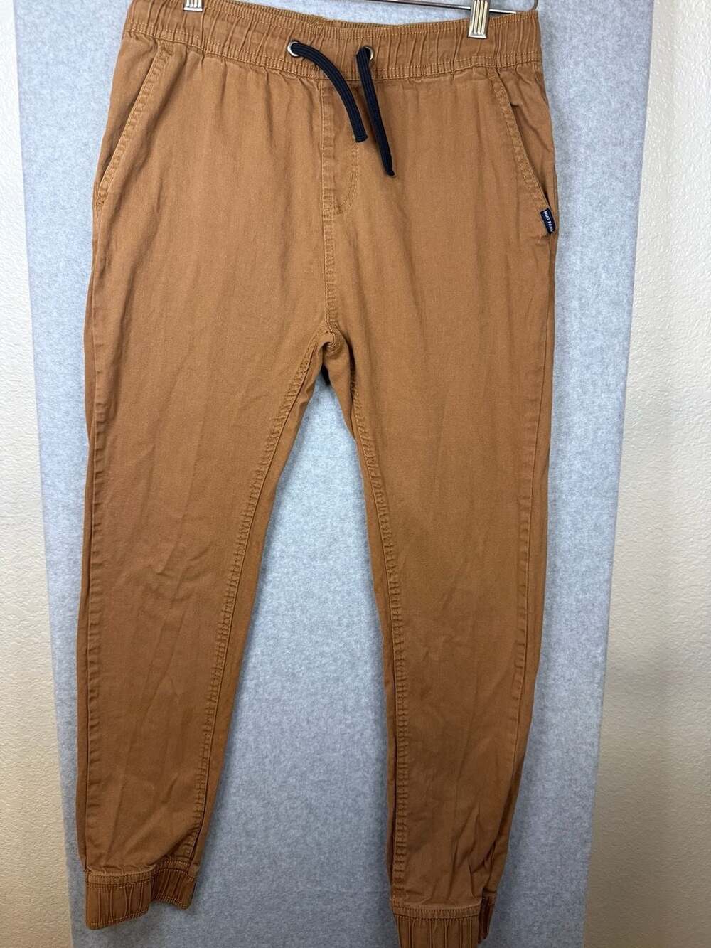 Phat Farm Men's Brown Jogger Pants Drawstring Casual Trousers